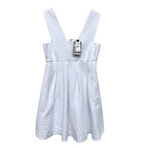 Express White Mini Fit & Flare Dress